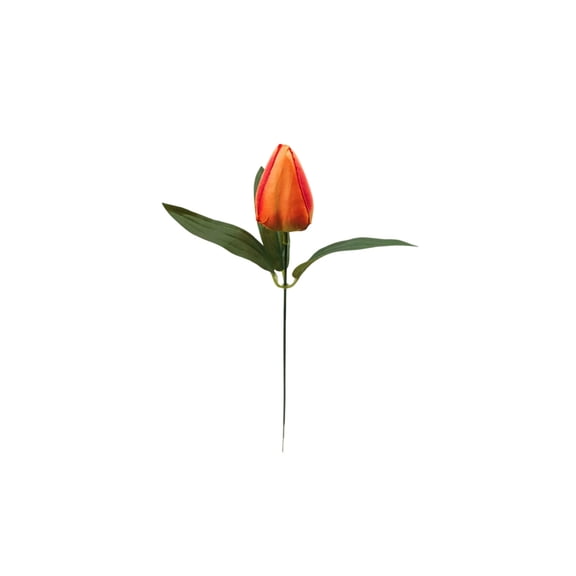 Artificial Tulips Faux Flowers for Weddings, Events & Home Decor — Realistic, Durable, Flexible design with Elegant Leaves & Support Structure