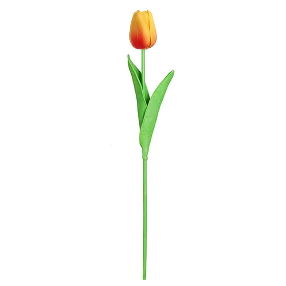 Artificial Tulips PU Faux Flowers for Valentine's Day and Easter Decorations Wedding Home Decor 12.6 Inch