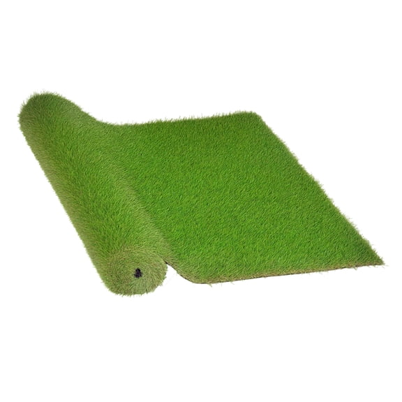 Artificial Turf Grass 10x3ft - UV Protection, Realistic Look & Feel, Drainage Holes, 1.25" Height - Outdoor Lawn Rug