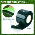 thumbnail image 1 of Artificial Turf Tape Double Sided Artificial Grass Seaming Tape 5.9in x 16.4ft Self-Adhesive Outdoor Grass Carpet Tape for Lawn Outdoor Carpet Jointing and Connecting Fake Grass, Green, 1 of 7