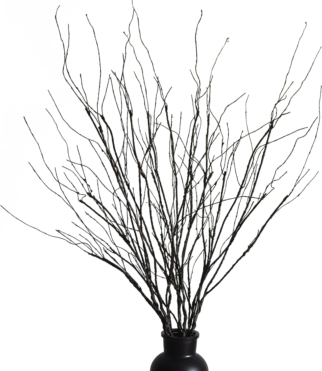 Artificial Twigs Curly Willow Branches, 30.7 Inches Lifelike Bendable Artificial Branch Flower Dried Stems for Home Decoration