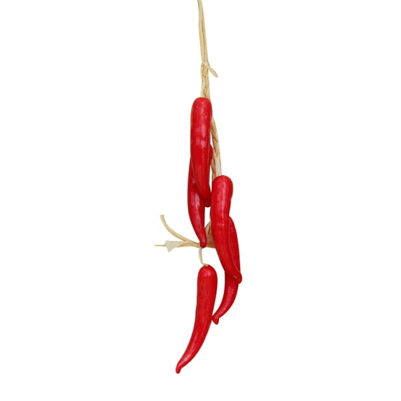 Artificial Vegetable and Fruit Strings - Lifelike Fake Corn, Pepper, Garlic for Home & Restaurant Decor - Foam Props for Photography & Hanging Decoration