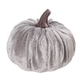 thumbnail image 1 of Artificial Velvet Pumpkins Decorative Fabric Pumpkins for Fall Wedding Thanksgiving Halloween Wreath Table Decor, 1 of 6