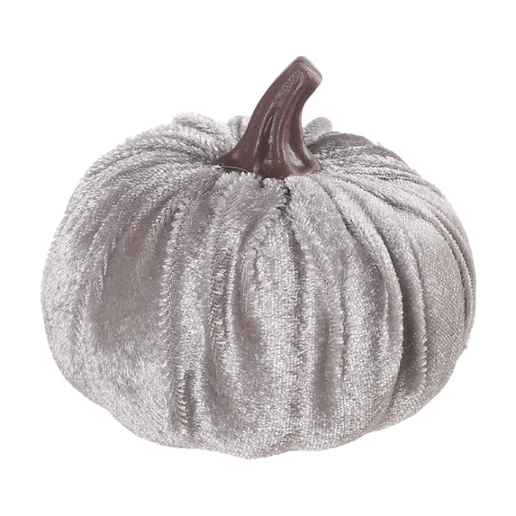 Artificial Velvet Pumpkins Decorative Fabric Pumpkins for Fall Wedding Thanksgiving Halloween Wreath Table Decor
