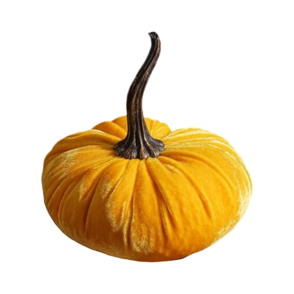 Artificial Velvet Pumpkins Fall Harvest Decor Fabric Foam Pumpkins for Thanksgiving Halloween Table Centerpieces Wedding Farmhouse Autumn Home Decor