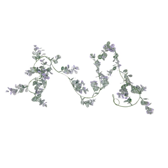 Artificial Vine, Cosmug Purple Eucalyptus Leaves and Vines 26 Mesh, for DIY Wreath Supply, Flower Arrangement Filler, Vase Greenery, Wedding Table Scatter