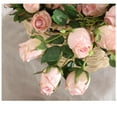 thumbnail image 1 of Artificial Vintage Rose Silk Flower with Long Stem for DIY Bouquet Wedding Centerpiece, 1 of 9