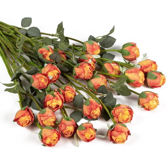 Artificial Vintage Roses Silk Rose with Stem Fake Rose Bouquets for Arrangement Wedding Centerpiece Party Home Decoration(Vintage Pink)