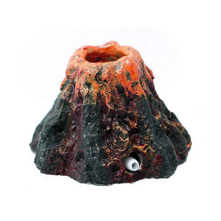 Decor Shape Pump & Tank Bubble Ornament Oxygen Fish Stone Volcano