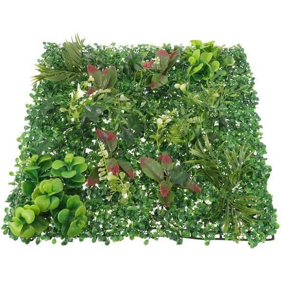 Mobestech Faux Plant Wall Decor Ldpe Green Backdrop for Indoor and Outdoor Use