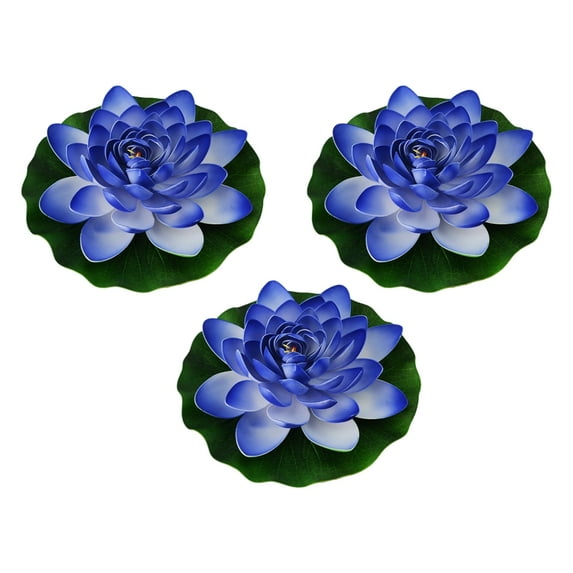 Artificial Water Lilies Flower Plastic Floral Centerpiece Simulation Water Lilies