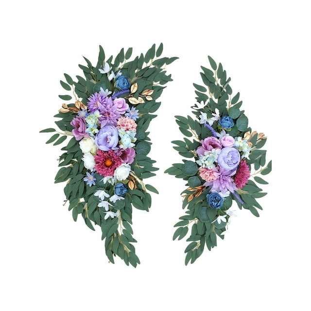 Artificial Wedding Arch Flowers Kit(Pack of 2 ) 2 Pcs Arch Flowers