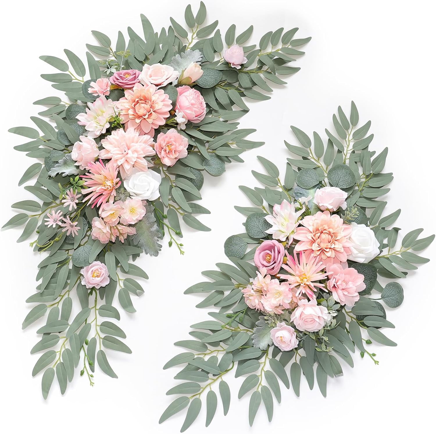 Artificial Wedding Arch Flowers Kit(Pack of 2) for Wedding Arch, Bridal ...