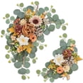 thumbnail image 1 of Artificial Wedding Arch Flowers for Wedding Sign,Set of 2 for Wedding Welcome Ceremony Sign,Faux Floral Swags,Wedding, Banquet and Reception Backdrop Floral Decoration, 1 of 8