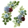 thumbnail image 1 of Artificial Wedding Arch Flowers for Wedding Sign, Set of 2 for Wedding Welcome Ceremony Sign, Faux Floral Swags, Wedding, Banquet and Reception Backdrop Floral Decoration, 19.6" & 15.7", 1 of 9