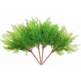 thumbnail image 1 of Artificial Weeping Willow, Plastic Plants Greenery Leaves Fake Hanging Vine Faux Ivy Garland UV Resistant for Home Indoor Outdoor Garden Door Wall Baskets Wedding Party Table Decor Decoration - 4 Pcs, 1 of 5