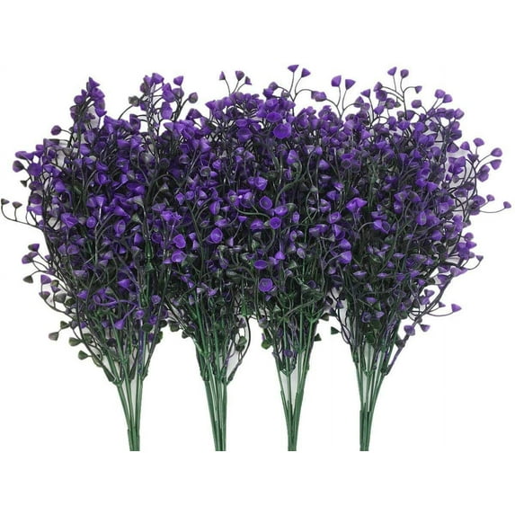 Artificial Weeping Willow, Plastic Plants Greenery Leaves Fake Hanging Vine Faux Ivy Garland UV Resistant for Home Indoor Outdoor Garden Door Wall Baskets Wedding Party Table Decor Decoration - 4 Pcs