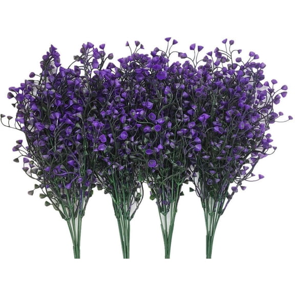 Artificial Weeping Willow, Plastic Plants Greenery Leaves Fake Hanging Vine Faux Ivy Garland UV Resistant for Home Indoor Outdoor Garden Door Wall Baskets Wedding Party Table Decor Decoration - 4 Pcs