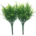 thumbnail image 1 of Artificial Weeping Willow, Plastic Plants Greenery Leaves Fake Hanging Vine Faux Ivy Garland UV Resistant for Home Indoor Outdoor Garden Door Wall Baskets Wedding Party Table Decor Decoration - 4 Pcs, 1 of 5