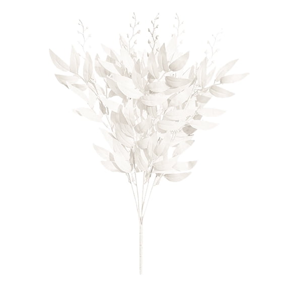 Artificial Weeping Willow, Plastic Plants Greenery Leaves Fake Hanging Vine Faux Ivy Garland UV Resistant for Indoor Outdoor Garden Baskets Wedding Party Table Decor Decoration, 20.47 inch