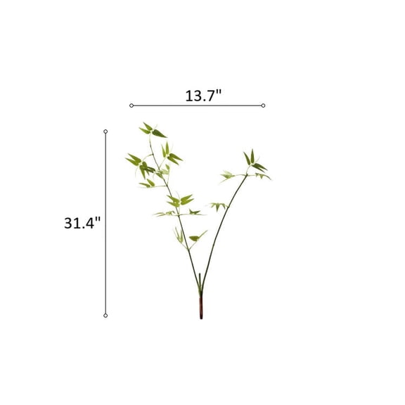 Artificial Whispering Bamboo Stem 31" Tall
