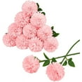 thumbnail image 1 of Artificial White Chrysanthemum Ball Flowers for Bride Single Stem Plastic 12pcs Mums Silk Flowers for Wedding Bouquets Centerpieces Arrangements Party Home DIY Decor, 1 of 5
