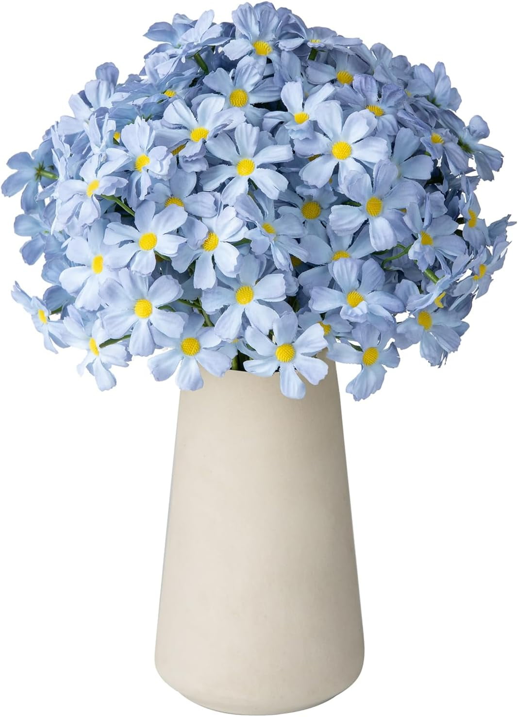 Artificial White Daisy Flowers,Silk Daisy Flowers Fake Daisies