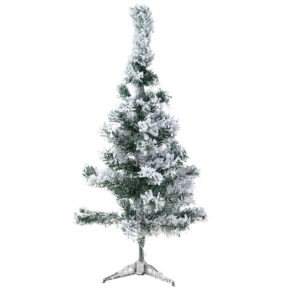 Artificial White Snow Pine Tree 60cm Tall Front Door Decoration Supplies
