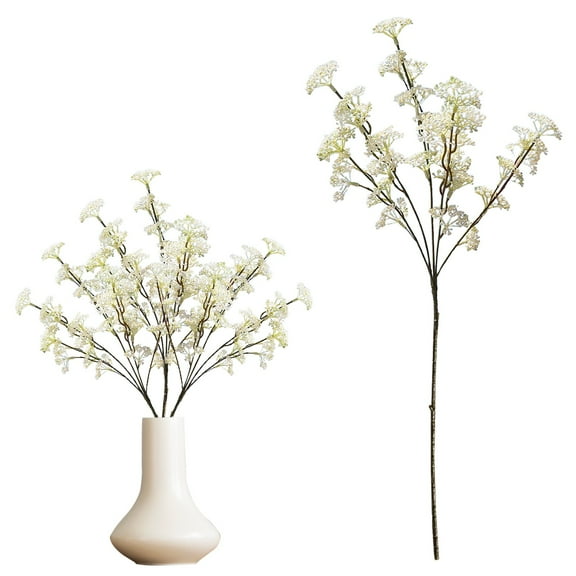 Artificial Wild Grape Vine Spray 5 Branch Berry & Stem For Elegant Home Decor Wedding Centerpieces Table Arrangements And Photo Prop Decorations