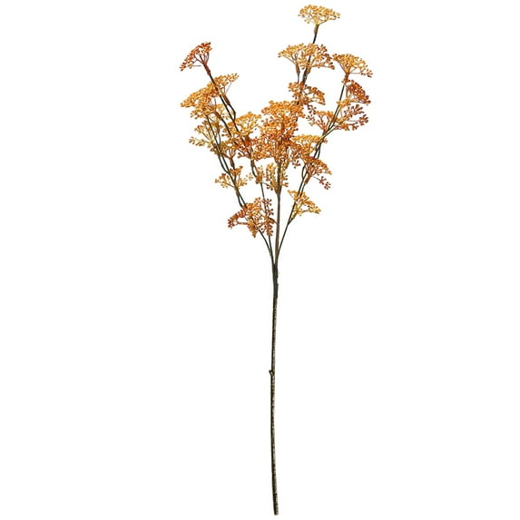 Artificial Wild Grape Vine Spray, 5 Branch Berry & Stem for Home Decor, Wedding Centerpieces Table Arrangements, Realistic Fake Plant Decor, Nanoei Artificial Flowers Yellow
