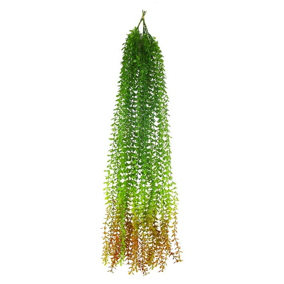 Artificial Willow Vine Garland - 34.25 Inch Hanging Ivy Leaves for Wedding Arch,Party Decor - Realistic Greenery for Indoor & Outdoor,Home,Garden,Jungle Theme - for Boho & Rustic Style