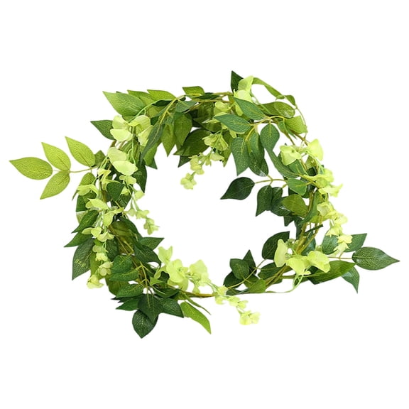 Artificial Wisteria Garland, 78 inch Fake Hanging Flower Vine, Silk Floral Rattan, Wall Hanging Greenery, Wedding Arch Flowers, Outdoor Garden Vines, Indoor Room Floral Decor for Home Decoration