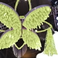 thumbnail image 1 of Zawou Artificial Wisteria Flower Vine Garland, Hanging Silk Flowers for Wedding, Garden, Indoor Party, and Holiday Decoration, Blue Autumn Floral String, 1 of 6