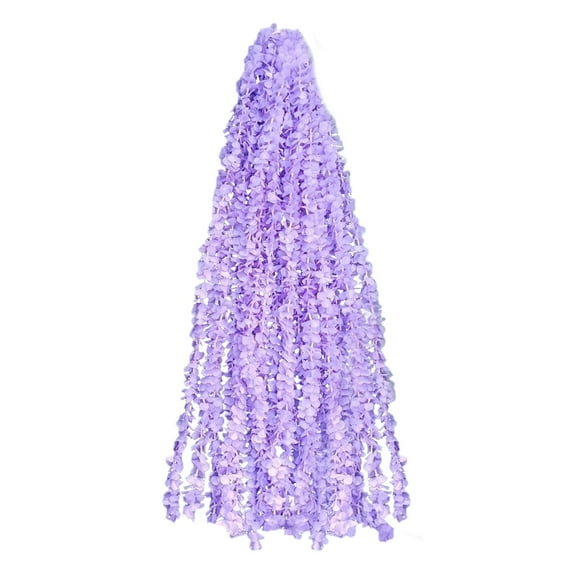 Artificial Wisteria Garland Vine for Wedding Home Garden Decoration Arch Dropback Decor Wall Hanging Flower String Fake Flowers