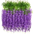 thumbnail image 1 of Artificial Wisteria Hanging Flowers Artificial Flowers Hanging Like Real Artificial Hanging Flowers for Outdoor Balcony Garden Wedding, 1 of 6