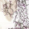 thumbnail image 1 of Artificial Wisteria Vine | Simulation Rattan Hanging Decor | 180 cm Purple Faux Floral | Durable Plastic Lifelike Blooms & Leaf Veins | Lightweight | Indoor Outdoor Display | 1 Piece, 1 of 6