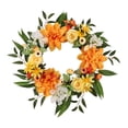 thumbnail image 1 of Artificial Wreath for Home Decor - Spring & Summer Floral Door Wreath, Waterproof, Sunproof, Lifelike, Easy Maintenance for Front Door, Wall, or Party Decoration, 1 of 5