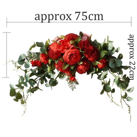 Artificial Wreath Threshold Flower Peony Rose DIY Wedding Party Flower Wall Arrangement Home Place Room and Christma Wreath Arch