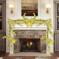 Artificial Yellow Wisteria Vine Garland for Wedding Party Home Decor ...
