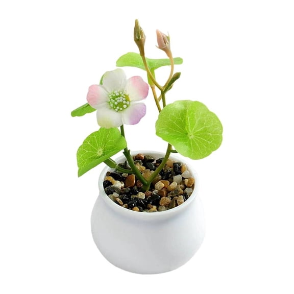 Artificial flower decoration small potted plastic bonsai coffee table desk
