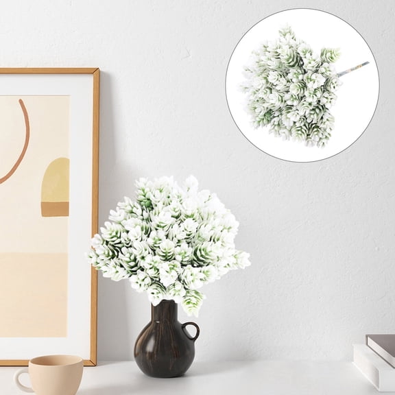 Artificial flowers,Artificial Pineapple Plastic Green Leaves Flowers DIY Flower Arrangements Wedding Decoration Plant