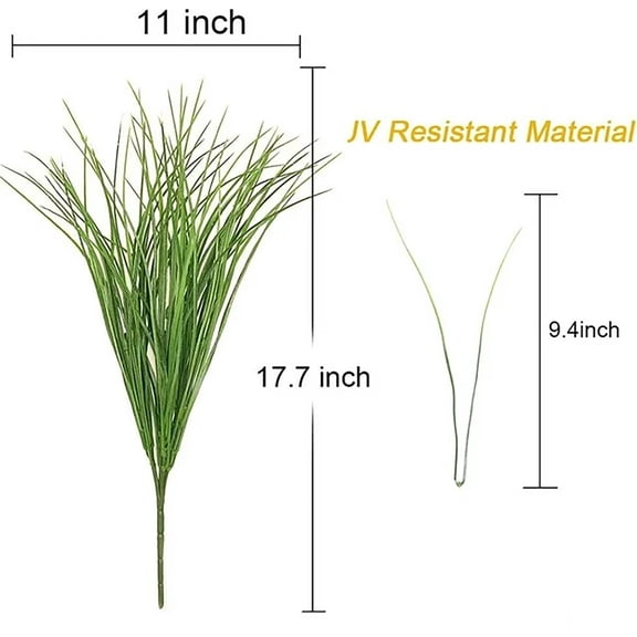 Artificial flowers,Artificial Plants Bushes Artificial Shrubs Wheat Greenery For House Plastic Outdoor Faux