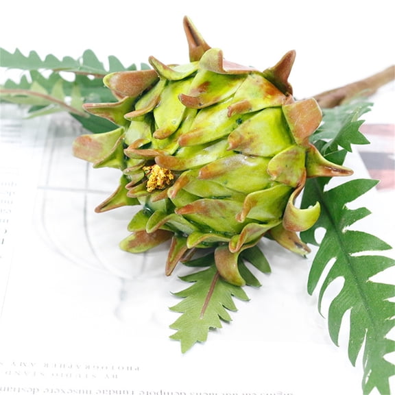 Artificial flowers,Artificial Thistle Flower Bouquet Artificial Spray Eryngiums Plants Rustic Thistle Simulation Sea Holly For Wedding Home Decoration