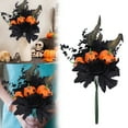 Artificial flowers Clearance! Faux Black Flowers Pumpkin Leaves