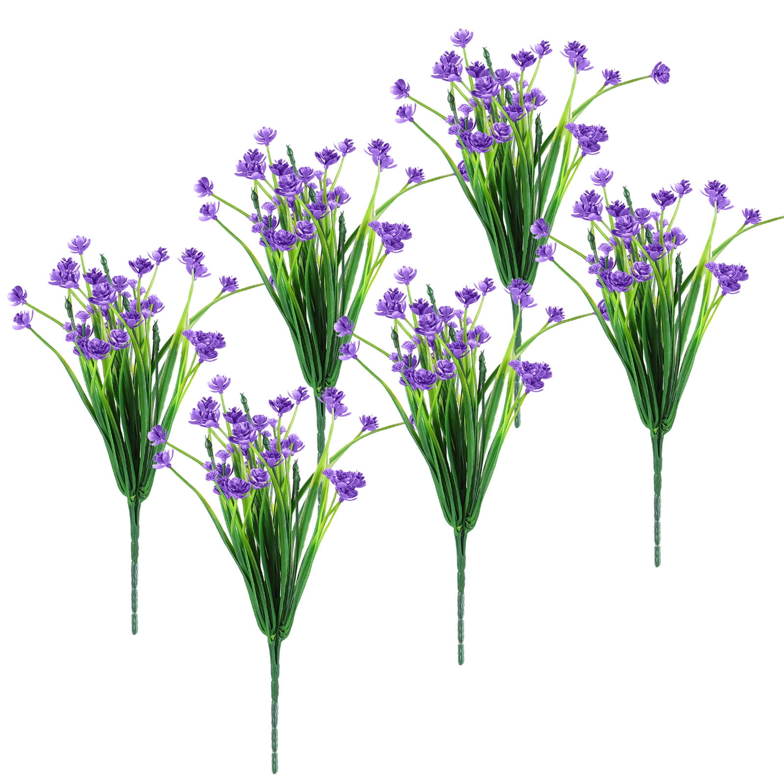 Artificial flowers Fake blossom Clearance 6pcs Artificial Silk Flowers