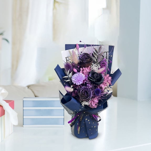 Artificial flowers,Valentines Day Flowers For Her Flowers For Preserved Flowers Bouquets Last 13 Years Birthday For Valentines Day Flowers Christmas