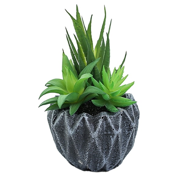 Artificial flowers, artificial succulents, combination potted plants, home decorations, artificial green plants - type:style1