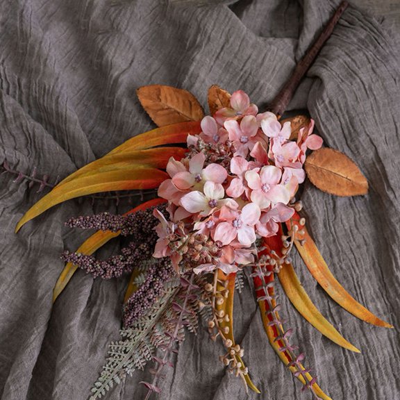 Artificial flowers, fake flowers and green plants for decoration