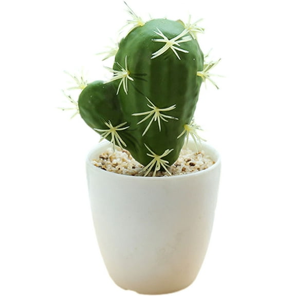 Artificial small tropical plant simulation cactus bonsai artificial simulation potted plant - type:style1;