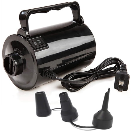 Artigarden Electric Air Pump for Inflatable Pool Toys - High Power Quick-Fill Air Mattress Inflator Deflator Pump, with 3 Nozzles